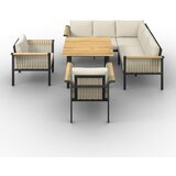 Bessagi Garden Jedilna Lounge Garnitura Cassandra, 5-Delni Set | Shoptok.si