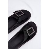 Zaxy Fragrant Ladies Slippers With Decorative Buckle Black | shoptok.hr