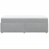  Krevet s oprugama i madracem svjetlosivi 100x200 cm od tkanine | shoptok.hr