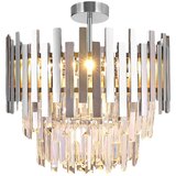 Luster na šipci ASPEN 6xE14/40W/230V matni hrom | Eponuda.com