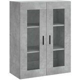  Visoka komoda siva betona 69 5x34x180 cm od konstruiranog drva | shoptok.hr