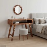  Toaletni stol Smeđa 90 x 76 x 45 cm Čvrsto drvo iz reciklaže | shoptok.hr