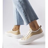 Gemre Beige platform sneakers Alfianello Cene