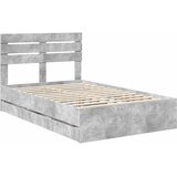  Krevetna konstrukcija s ladicama Betonski sivi 135 x 190 cm Siva 196 x 138 x 100 cm | Shoptok.si
