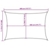  Jedro za zaštitu od sunca 160 g/m² smeđe 3 x 4 m HDPE | Shoptok.si
