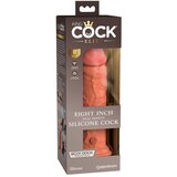 King Cock Elite 8 - realističan dildo (20 cm) - tamno prirodan | shoptok.hr