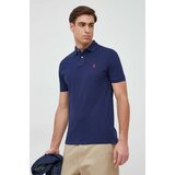 Polo Ralph Lauren Bombažen polo mornarsko modra barva | Shoptok.si