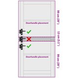  Unutarnja vrata ORKDAL Smeđa 93 x 211 cm | shoptok.hr