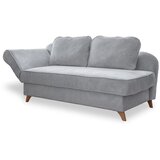 Miuform Svetlo siv ležalnik iz rebrastega žameta (levi kot) Chic Charlotte – | Shoptok.si