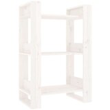 Ormarić za knjige / pregrada bijeli 60x35x91 cm od borovine | shoptok.hr