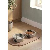 Paws & Whiskers set činija za hranu za kućne ljubimce, 2 komada, crni | Eponuda.com