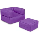 HANAH HOME Kids Single Seat Pouffe - Purple vrtna sedežna vreča, (21109029)