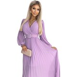 numoco basic Numoco pleated dress with belt and neckline | shoptok.hr