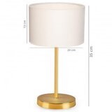 Opviq AYD 2605 Stona lampa, zlatno-bijela | Eponuda.ba