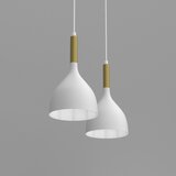  Visilica na sajli NOAK 2xE27/15W/230V beli/zlatni | Eponuda.com