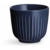 Kähler Design Temno moder porcelanasta skodelica Hammershoi, 200 ml