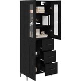  Highboard 2 kom. Crni hrast 69,5 x 34 x 180 cm | shoptok.hr