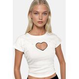 Trend Alacati Stili Ženska bluza kratkih rukava Alc-X13591, Okrugli izrez, Bela | Eponuda.com
