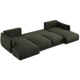 Makamii Zelena sklopiva kutna garnitura (u obliku slova "U") Leila – | shoptok.hr