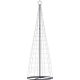 vidaXL Osvetljena novoletna jelka stožec 550 LED toplo bela 304 cm | Shoptok.si