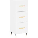 Maison Chic Komoda - Predalnik bela 34,5x34x90 cm inženirski les, (21716480) Cene