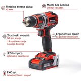 Einhell Aku bušilica TE-CD 18/50 + 2.5Ah baterija i punjač (004001) cene