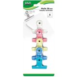  Sponka pregibna 38mm lebez 1/5 mix barve 5127 LEBEZ | Shoptok.si