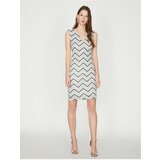 Koton women's patterned dress evening dress | shoptok.hr