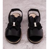 D/CEO Black sandals on a block heel Millo | Shoptok.si