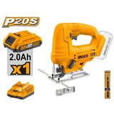 Ingco aku ubodna testera CJSLI65081, 20V, sa baterijom 2,0 Ah i punjačem Cene