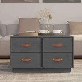  Stolić za kavu sivi 80 x 80 x 45 cm od masivne borovine | shoptok.hr