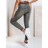 DStreet Jeansy damskie skinny z paskiem niebieskie | Shoptok.si