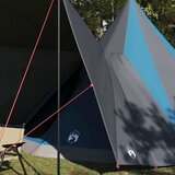 Tipi šator s krovom s pohranom Plava 510 x 690 x 330 cm taft | shoptok.hr