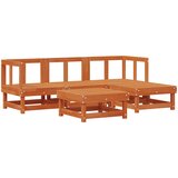  Set lounge namještaja za vrt 15 pcs Voštanosmeđa | shoptok.hr