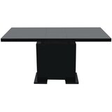  Produživi blagovaonski stol visoki sjaj crni | shoptok.hr