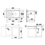 Blanco 521007 Flex Pro 45 S pomivalno korito iz nerjavnega jekla | Shoptok.si