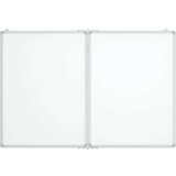  Magnetna bijela ploča sklopiva 120 x 100 x 1 7 cm aluminijska | shoptok.hr