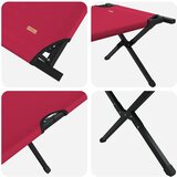  Sklopivi kamperski krevet Crvena 210 x 80 x 46 cm | shoptok.hr