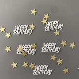 INF Konfeti, 30 kosov črk in 100 kosov zvezdic Silver, (21692799) | Shoptok.si