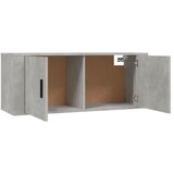  Zidni TV ormarić siva boja betona 100x34,5x40 cm | shoptok.hr