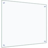  Kuhinjske zaštite od prskanja 2 kom prozirne 70x60 cm staklene | shoptok.hr