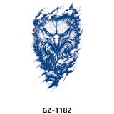 INF Začasna tetovaža z modrim cvetličnim vzorcem 6, (21838625) | Shoptok.si