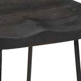  Barski stolci 2 kom crni 45x40x78 cm masivnog drva manga | shoptok.hr