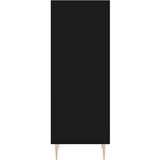  Komoda crna 34,5 x 32,5 x 90 cm od konstruiranog drva | shoptok.hr