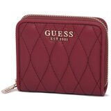 Guess Denarnice RED VALLA ZIP Rdeča Cene