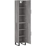  Visoka komoda siva sonome 34,5x34x180 cm od konstruiranog drva | shoptok.hr