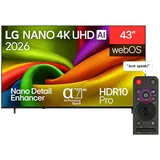 televizor 43NU850B3LA LED/43"/4K ultra hd/smart/webos 26/crna