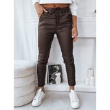 DStreet Women's Pants LIZZY Dark Brown | shoptok.hr