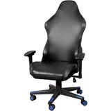 Enobarvna prevleka za igralni stol iz PU usnja Black, (21671453)