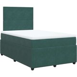  Krevet box spring s madracem tamnozeleni 120x190 cm baršunasti | shoptok.hr